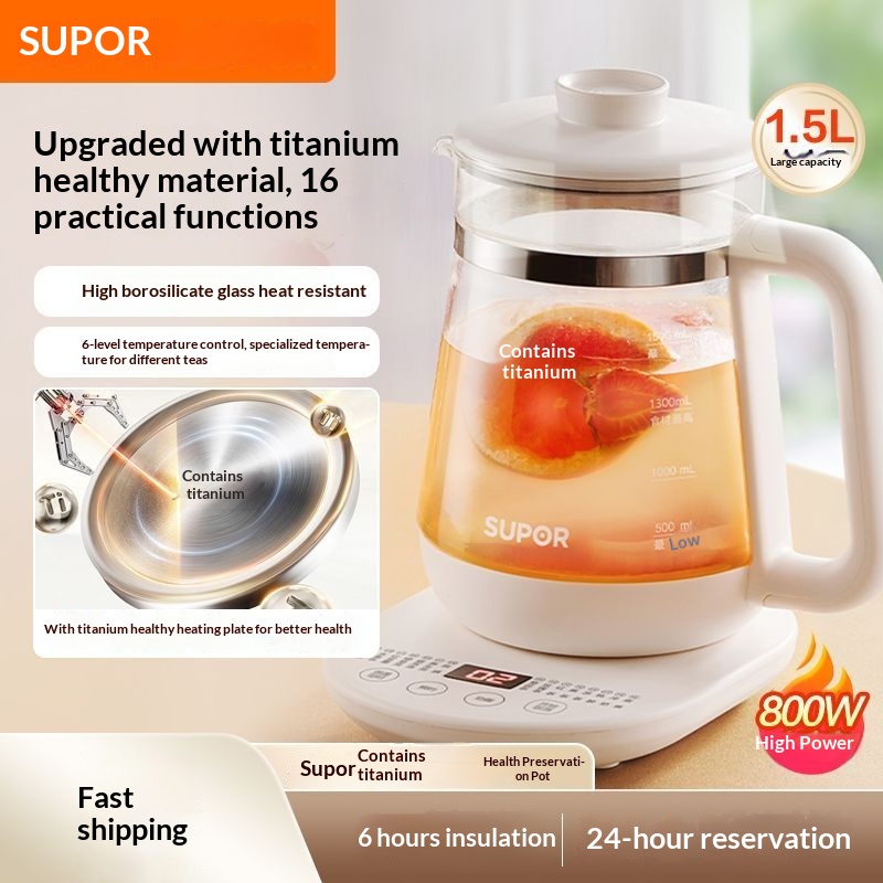 Bouilloire de santé en titane  - Herbal Tea For Wellness avis et prix